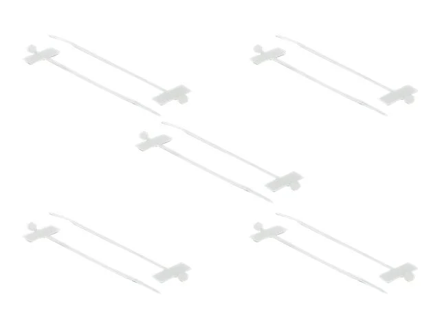 DELOCK Kabelb L 100 x B 2,5mm weiss 10St