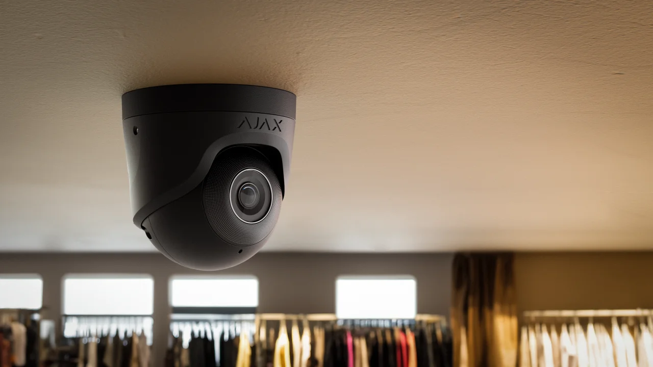 Ajax Netzwerkkamera TurretCam (8 Mp/4 mm) *schwarz*