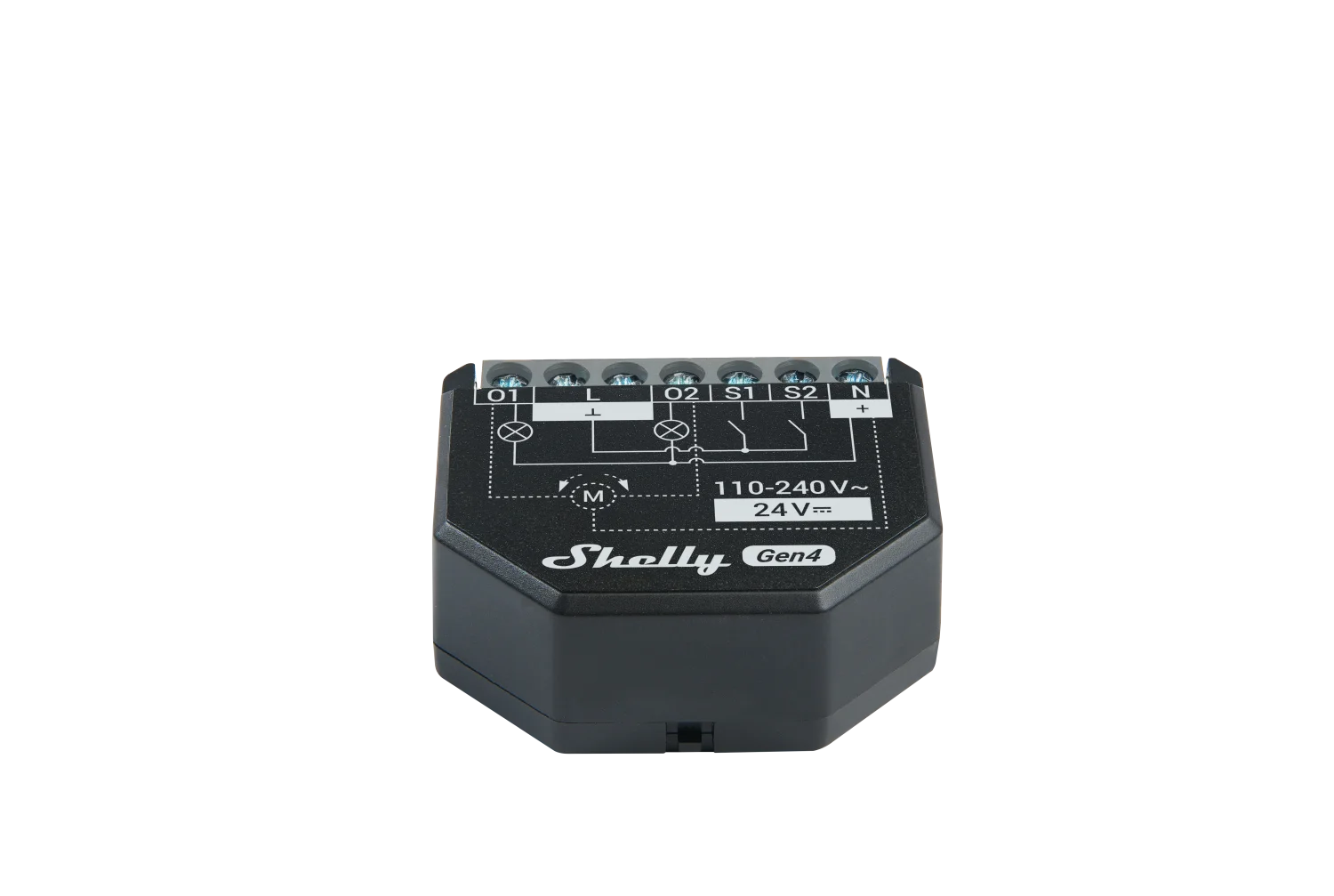 Shelly · Unterputz · "2PM Gen4 2er Pack" · Relais · max 16A · 2 Kanäle · Messfunktion · WLAN · Matter · Zigbee · Bluetooth