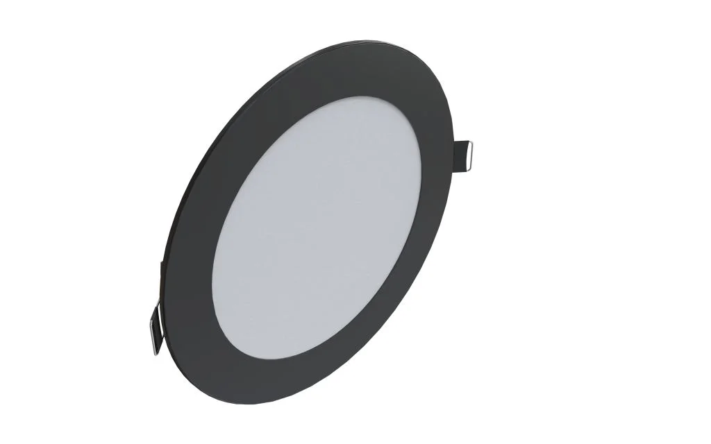 Synergy 21 LED Ultra Slim LED Panel Light V6 9W dual white (CCT) Schwarz 24V