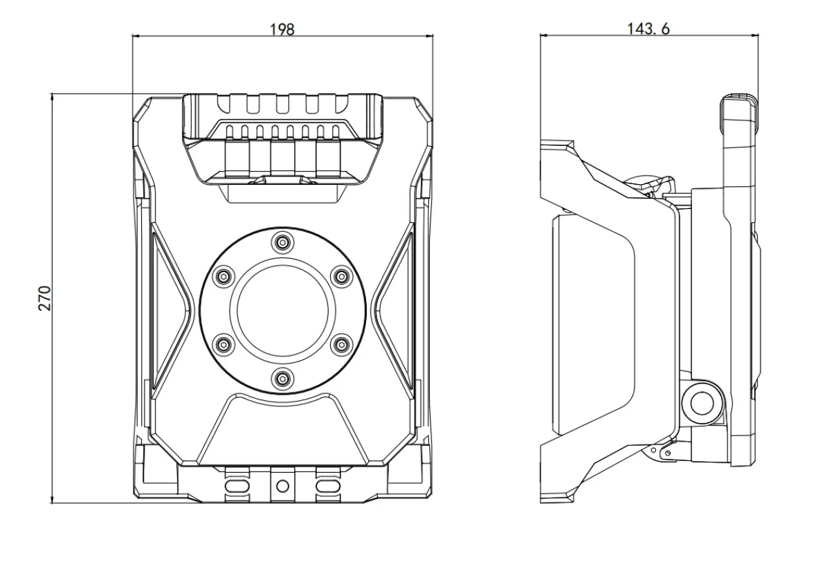 Synergy 21 LED Akku Multi Battery Baustrahler 30W 3600lm KW IP54 - mit Magnetfuß