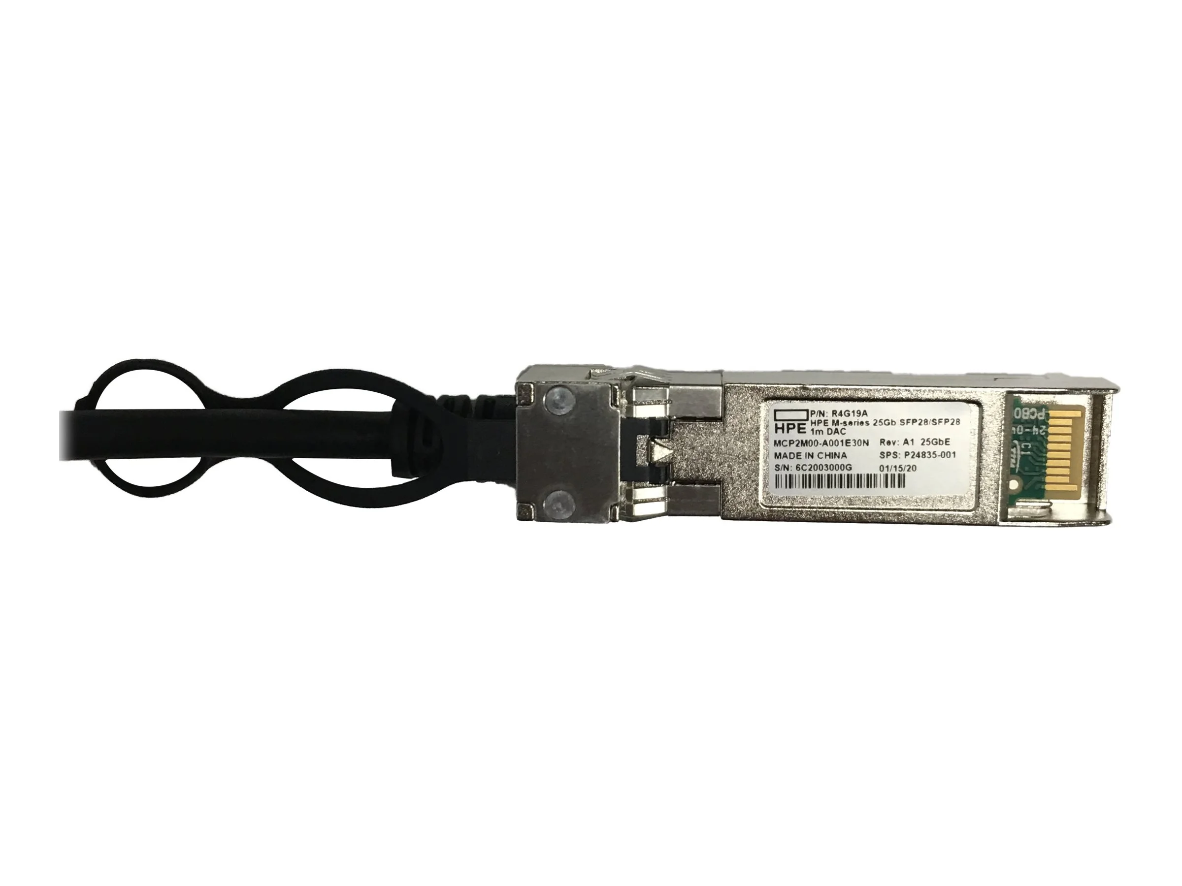HPE M-series DAC 25Gb SFP28/SFP28 1m