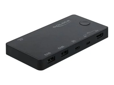 DELOCK HDMI / USB-C KVM Switch 4K 60Hz