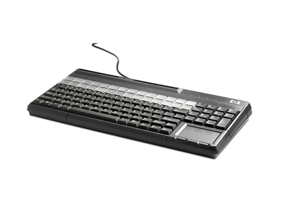 HP POS-Tastatur mit Magnetstreifen (DE)
