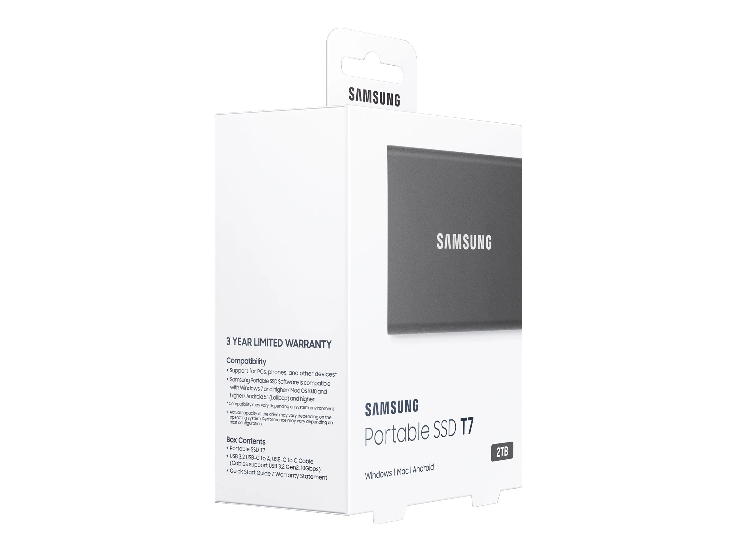 SAMSUNG Portable SSD T7 2TB grey