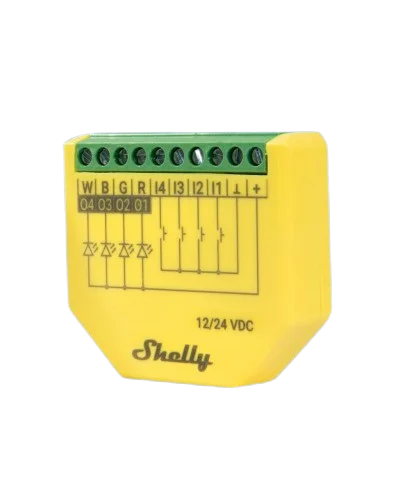 Shelly · Unterputz · " Plus RGBW PM" · 2er Pack · LED Lichtcontroller · WLAN · BT