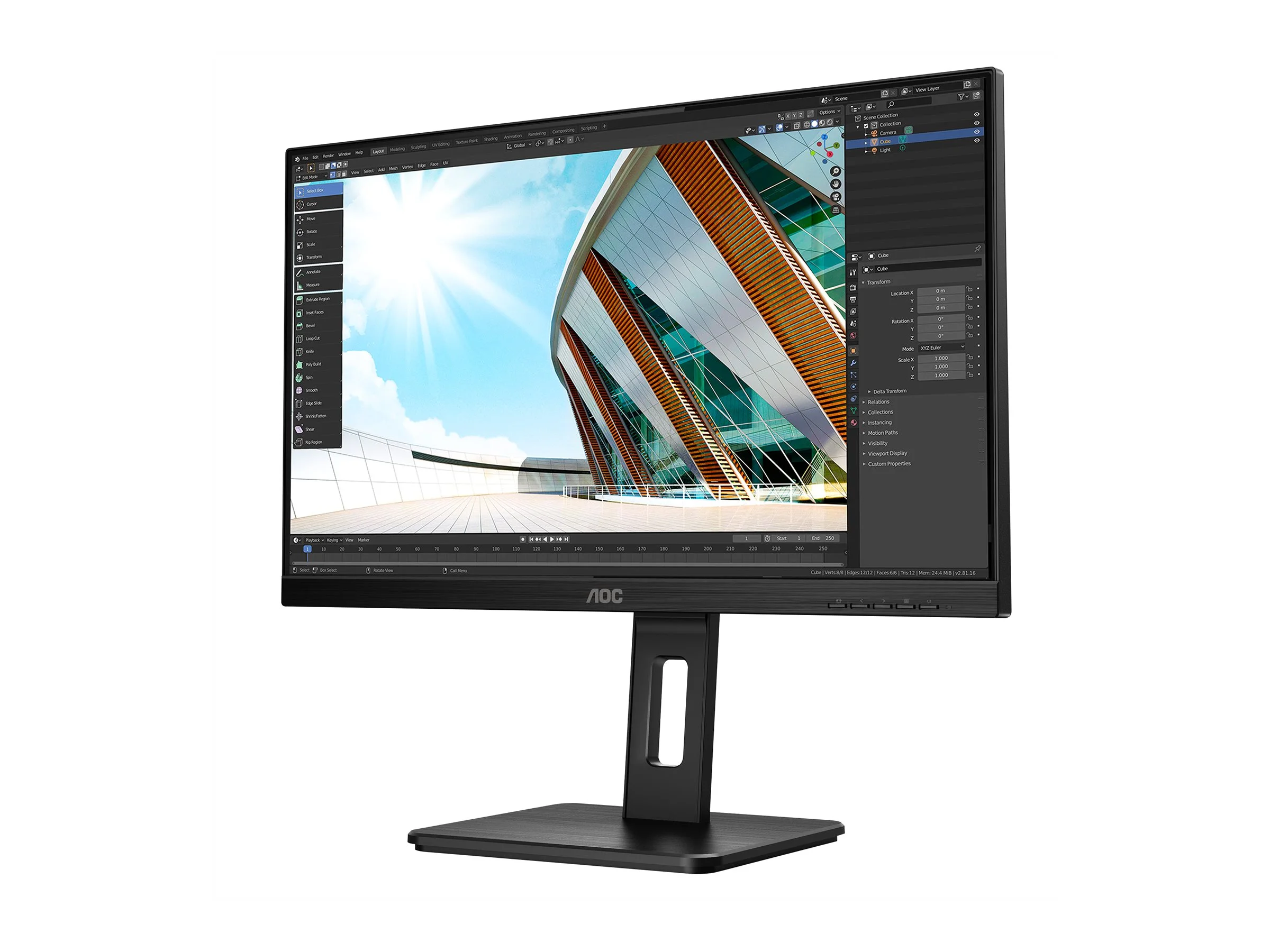 AOC 24P2Q 60,5cm 23,8Zoll monitor