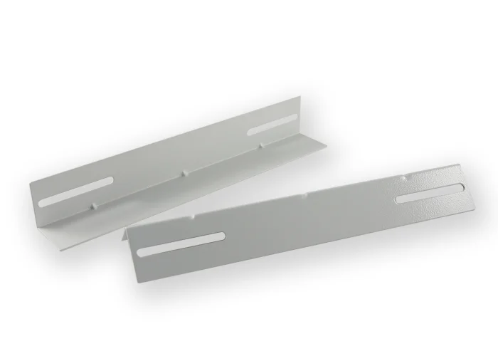 ALLNET 19" Wandgehäuse, zbh. L-Schiene T300mm, 1 Paar(2Stück), Lichtgrau,