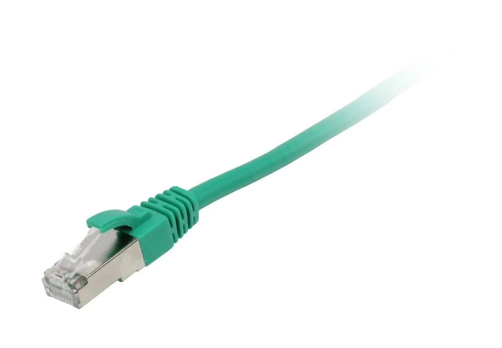 Patchkabel RJ45, CAT5e 100Mhz, 0.5m grün, FTP(F/UTP), Synergy 21,