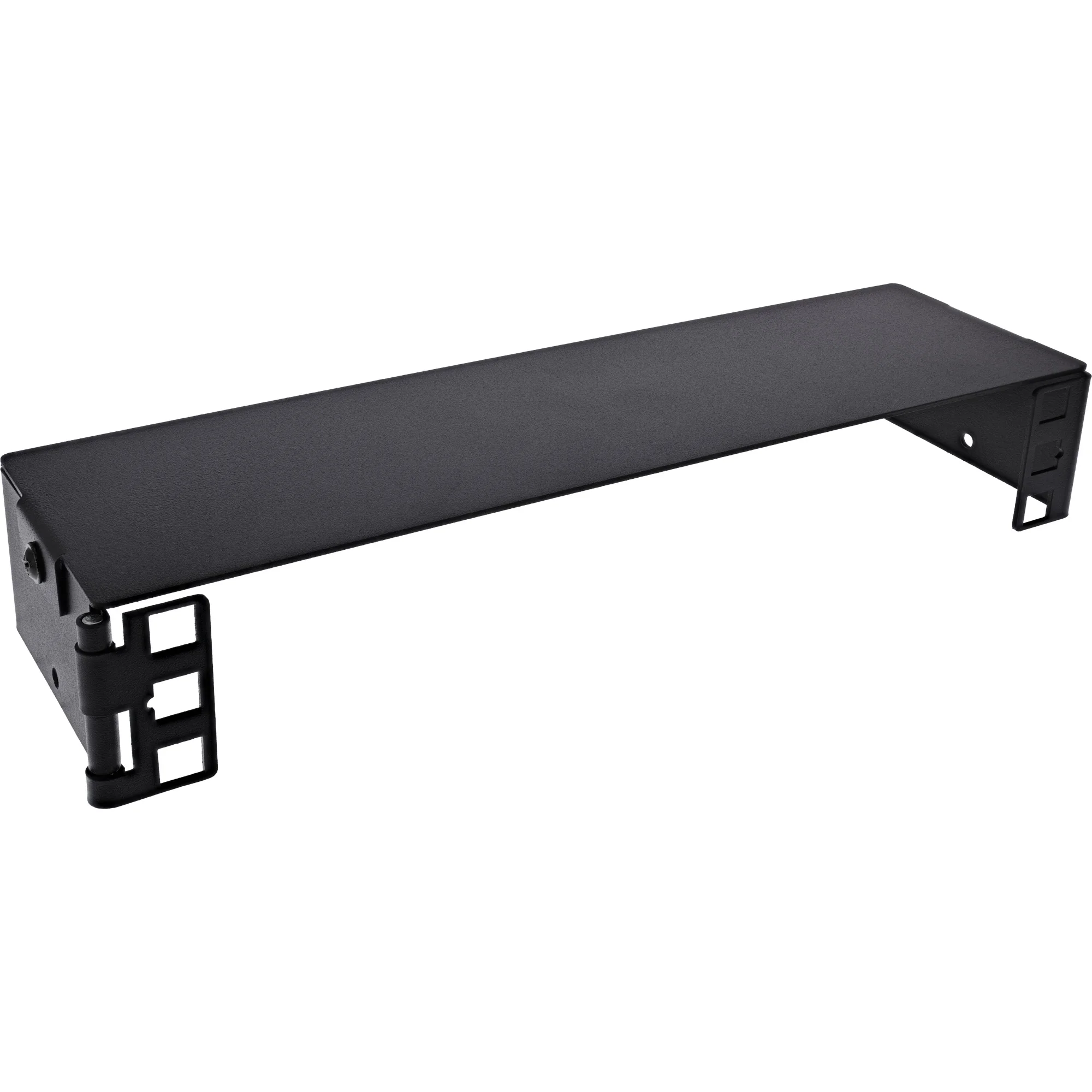 InLine® 10" Mini Rack zur Wandmontage, 1HE, 7,6cm Tiefe, schwarz