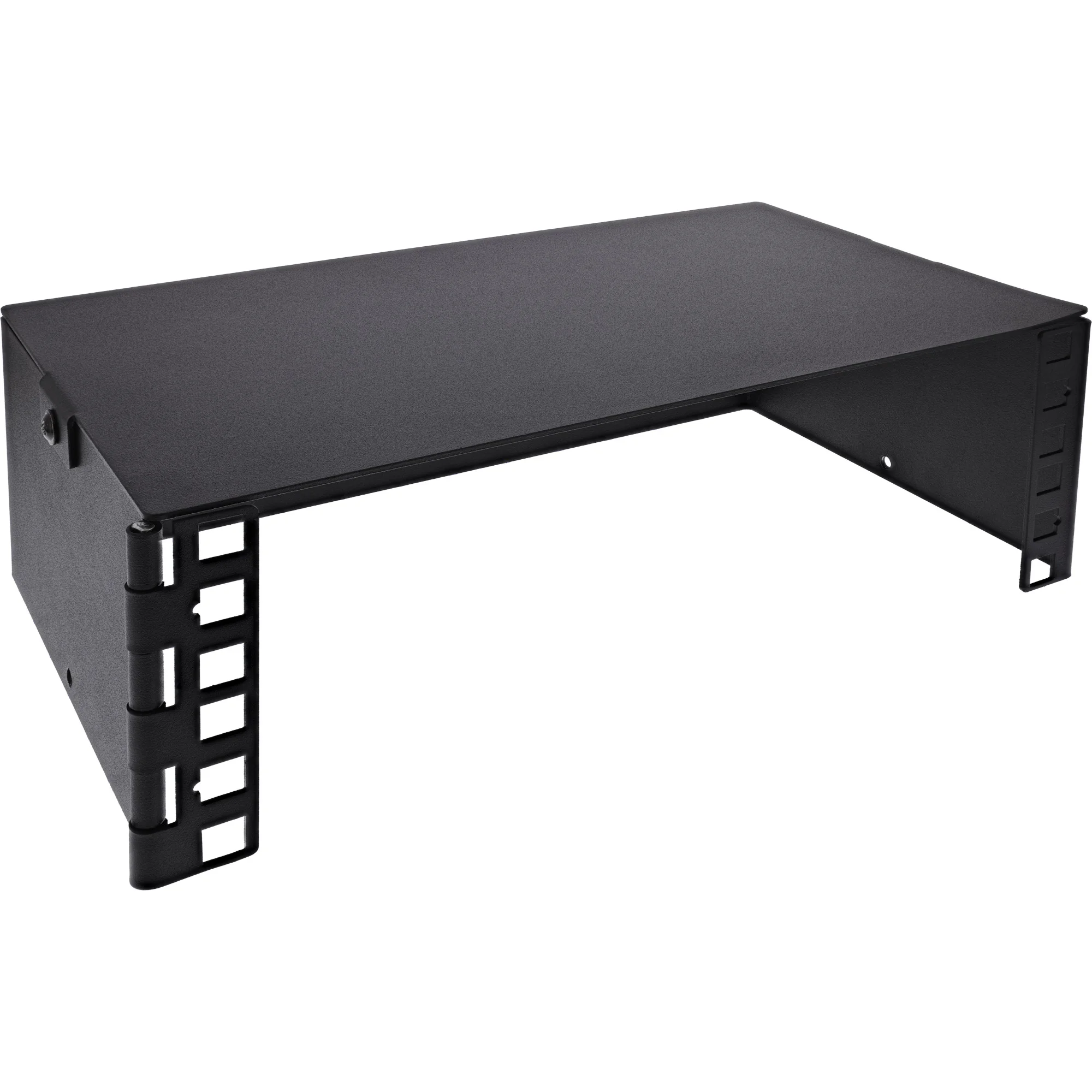 InLine® 10" Mini Rack zur Wandmontage, 2HE, 15,2cm Tiefe, schwarz