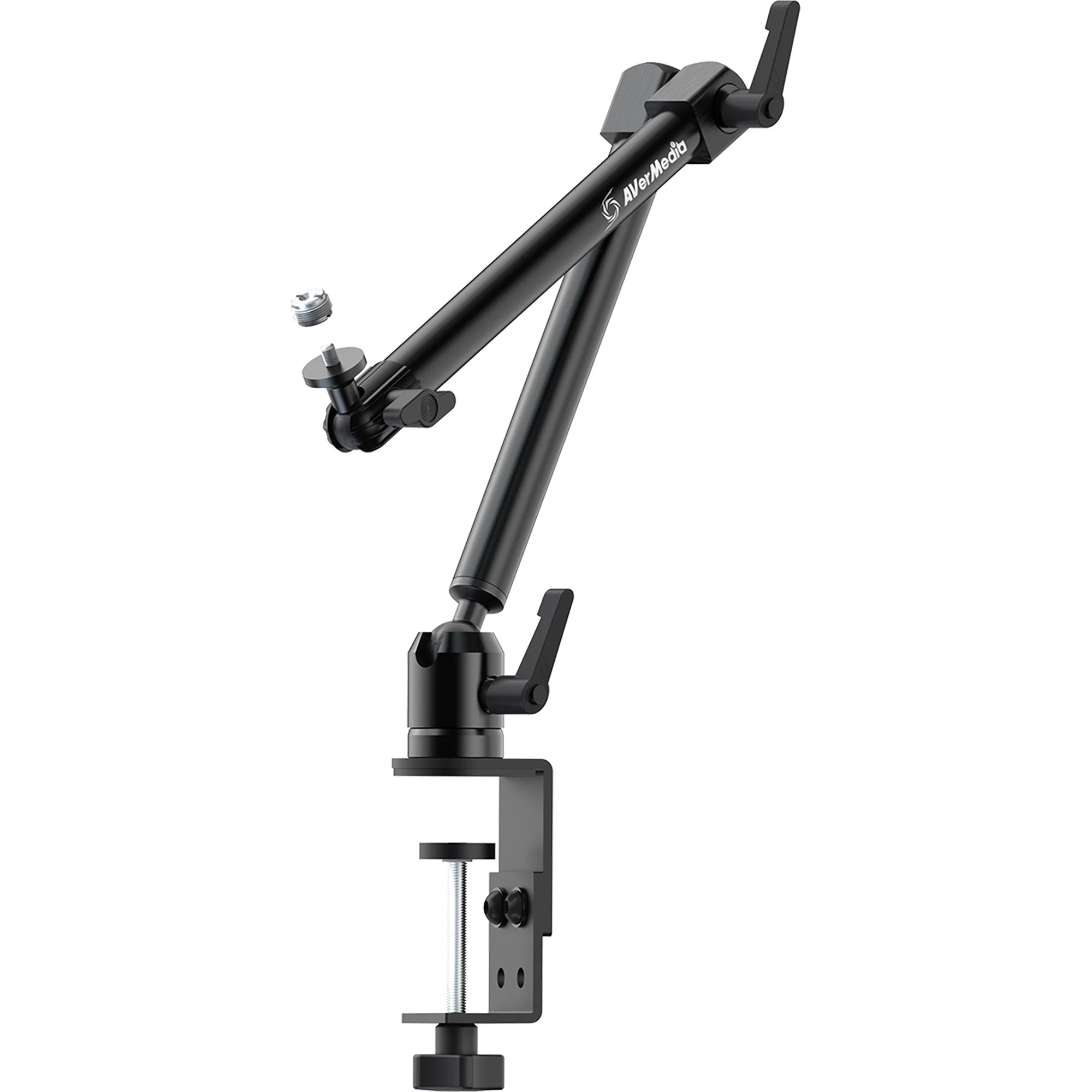 AVerMedia FLEXI go - Robuster Mikrofonarm bis 1,5 kg, Tischklemme
