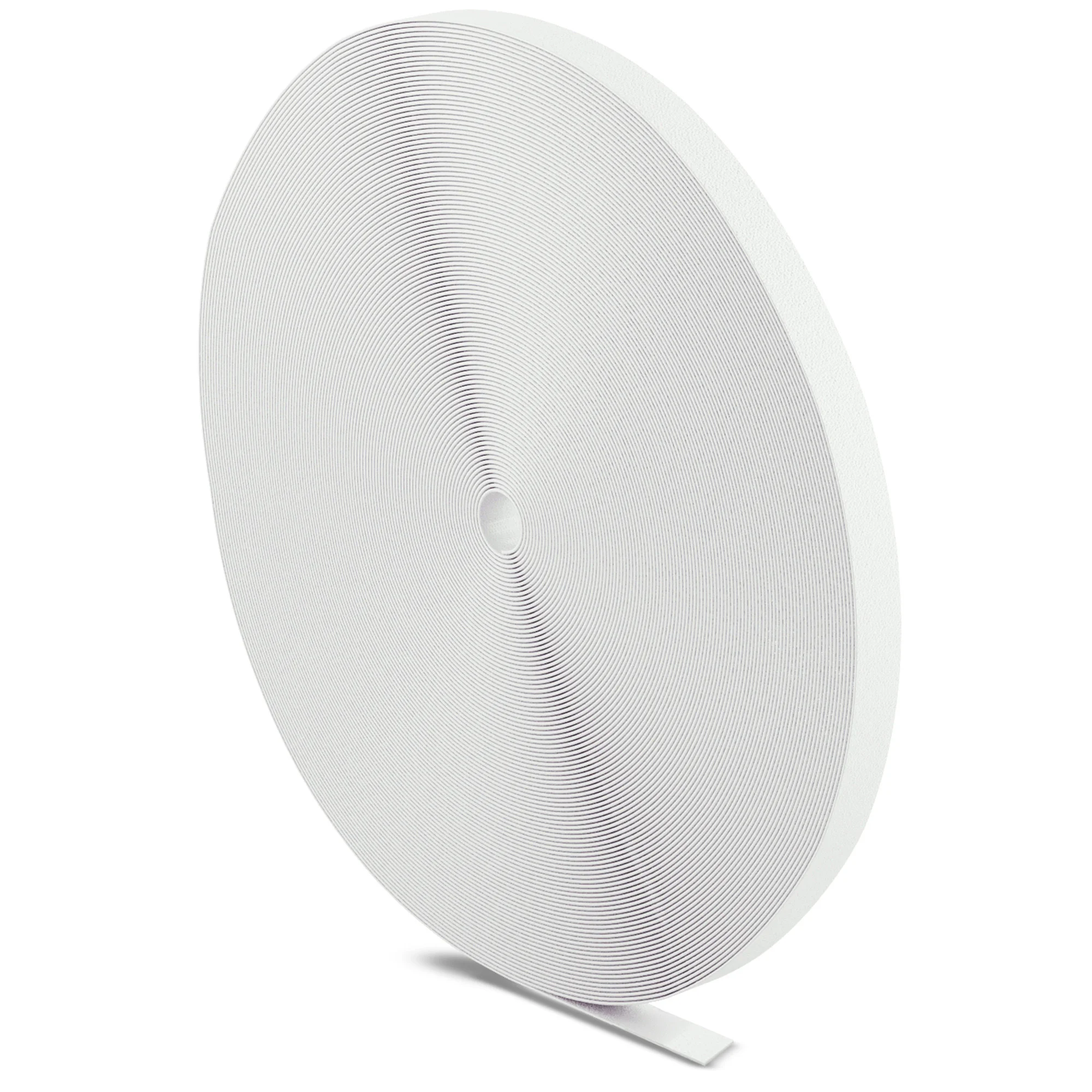 LABEL THE CABLE LTC PRO Roll Strap, doppelseitige Klettbandrolle, 25m, weiß