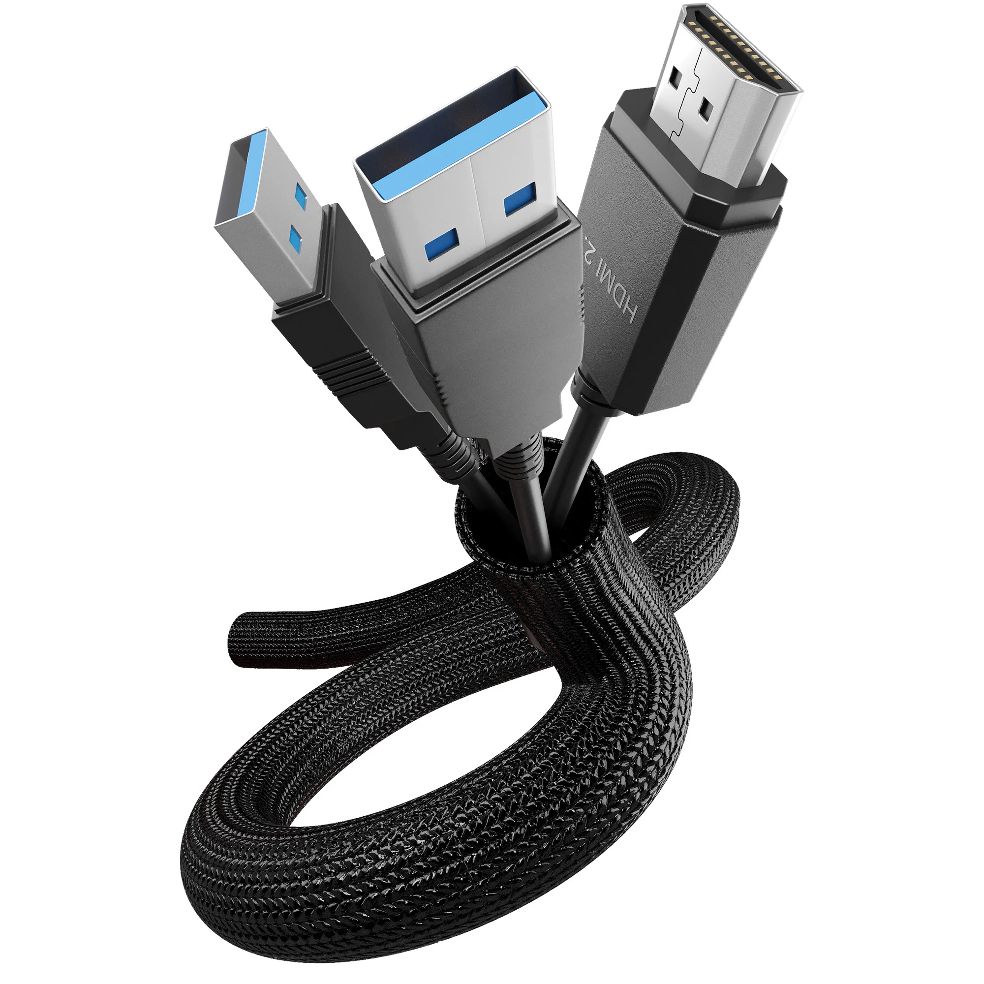 LABEL THE CABLE PRO Cable Tube flexibler Kabelschlauch, 10mm/25m, schwarz