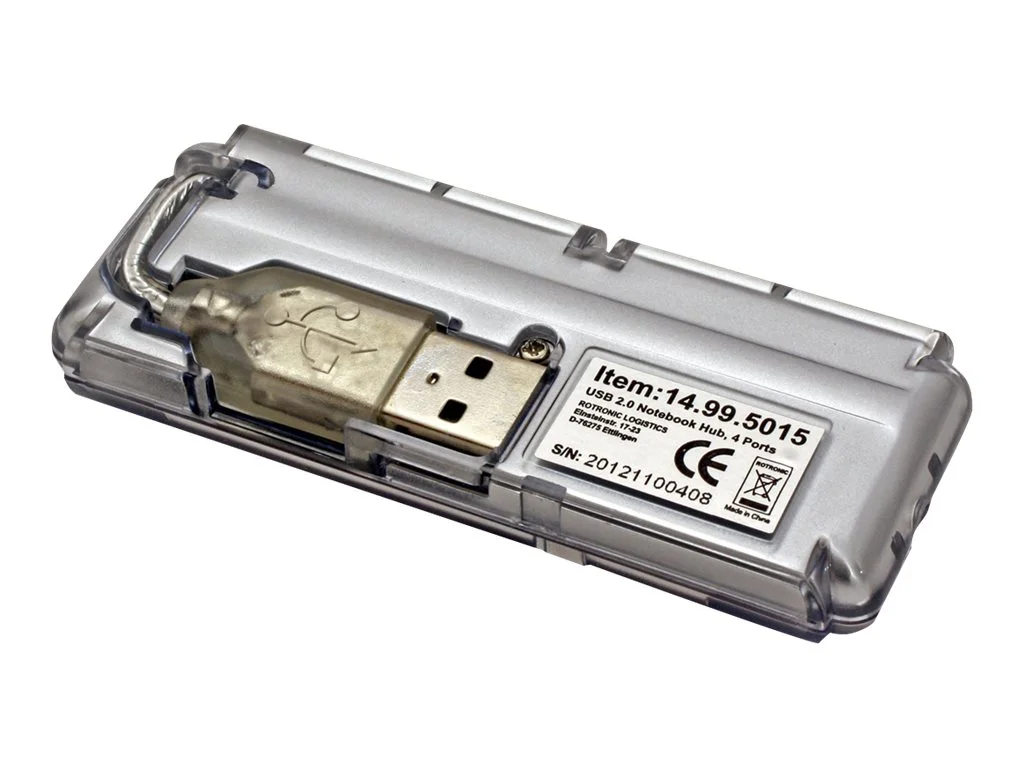 VALUE USB 2.0 Notebook Hub 4 Ports