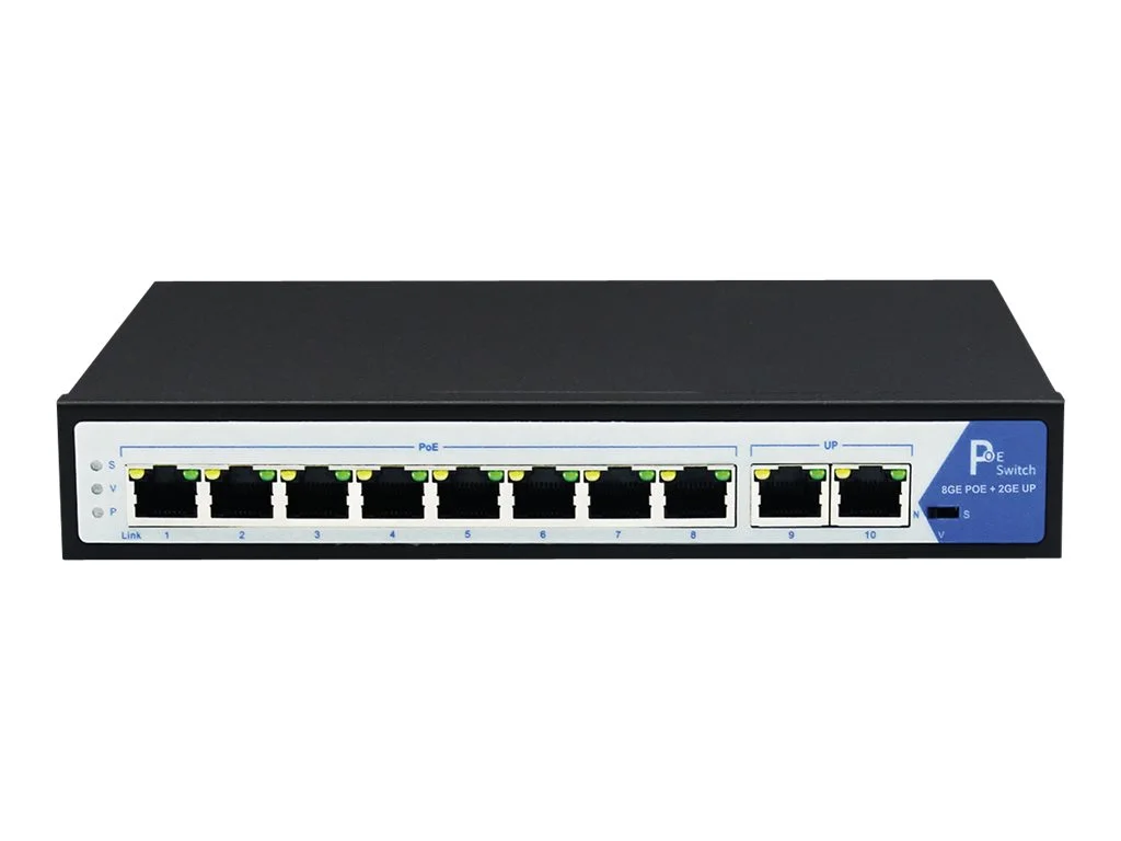 VALUE PoE+ Gigabit Ethernet Switch 8+2