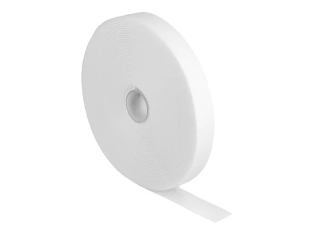 DELOCK Klettband L 10m x B 20mm weiss