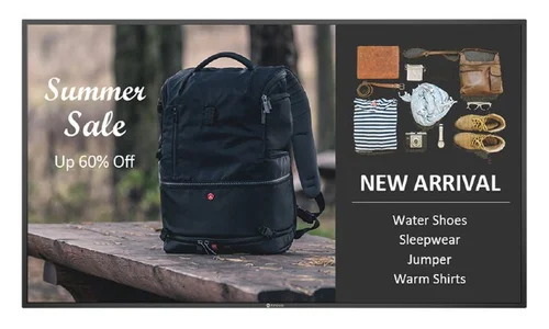 QM-6502 65IN 3840 X 2160 350CD D-SUB HDMI DP