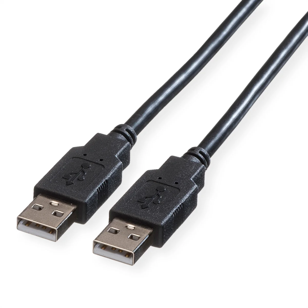 ROLINE USB 2.0 Kabel, Typ A-A, schwarz, 3 m