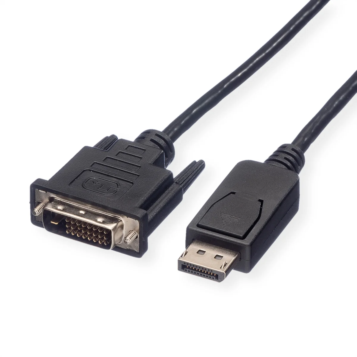 ROLINE DisplayPort Kabel DP ST - DVI ST, schwarz, 2 m
