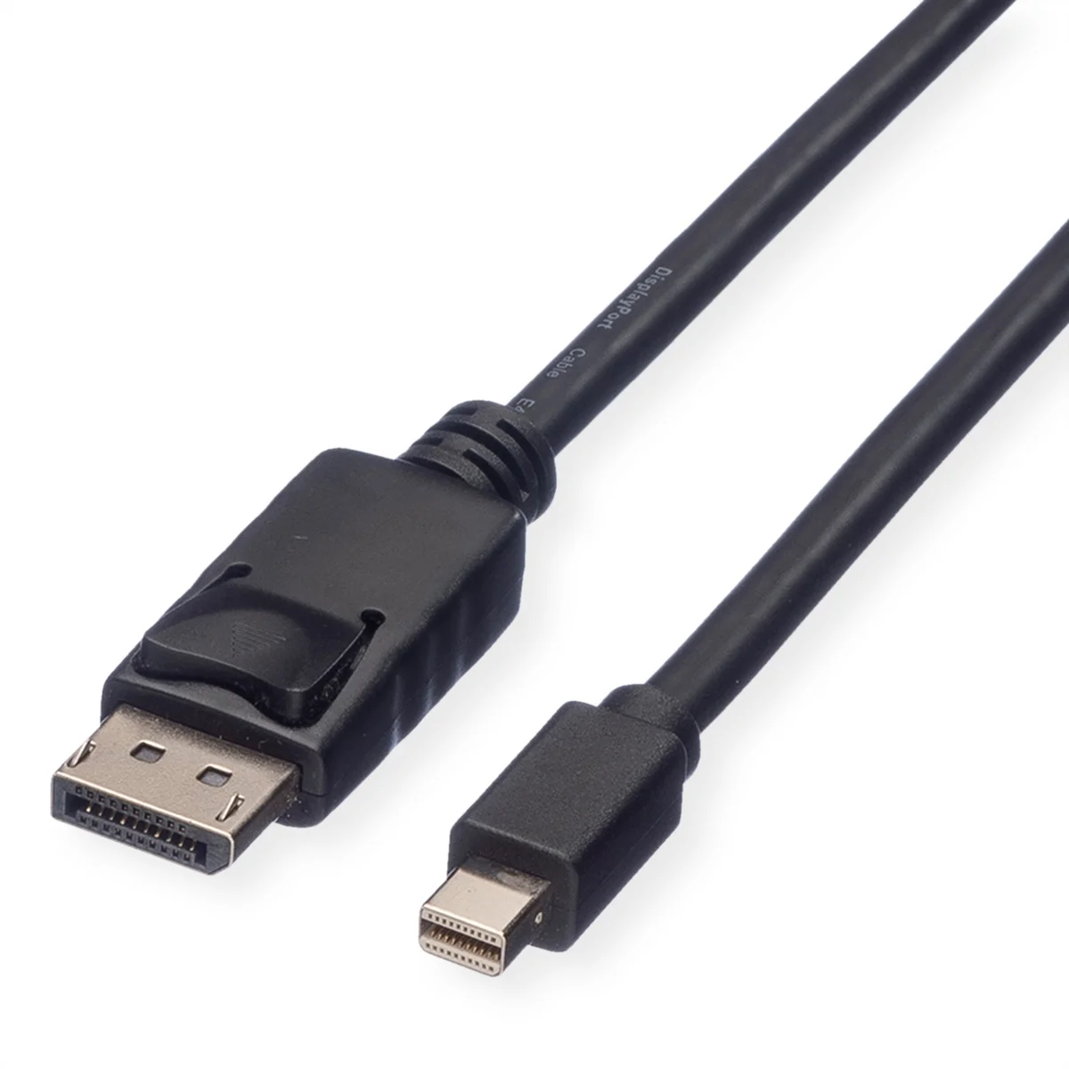 ROLINE GREEN DisplayPort Kabel, DP ST - Mini DP ST, TPE, schwarz, 1 m