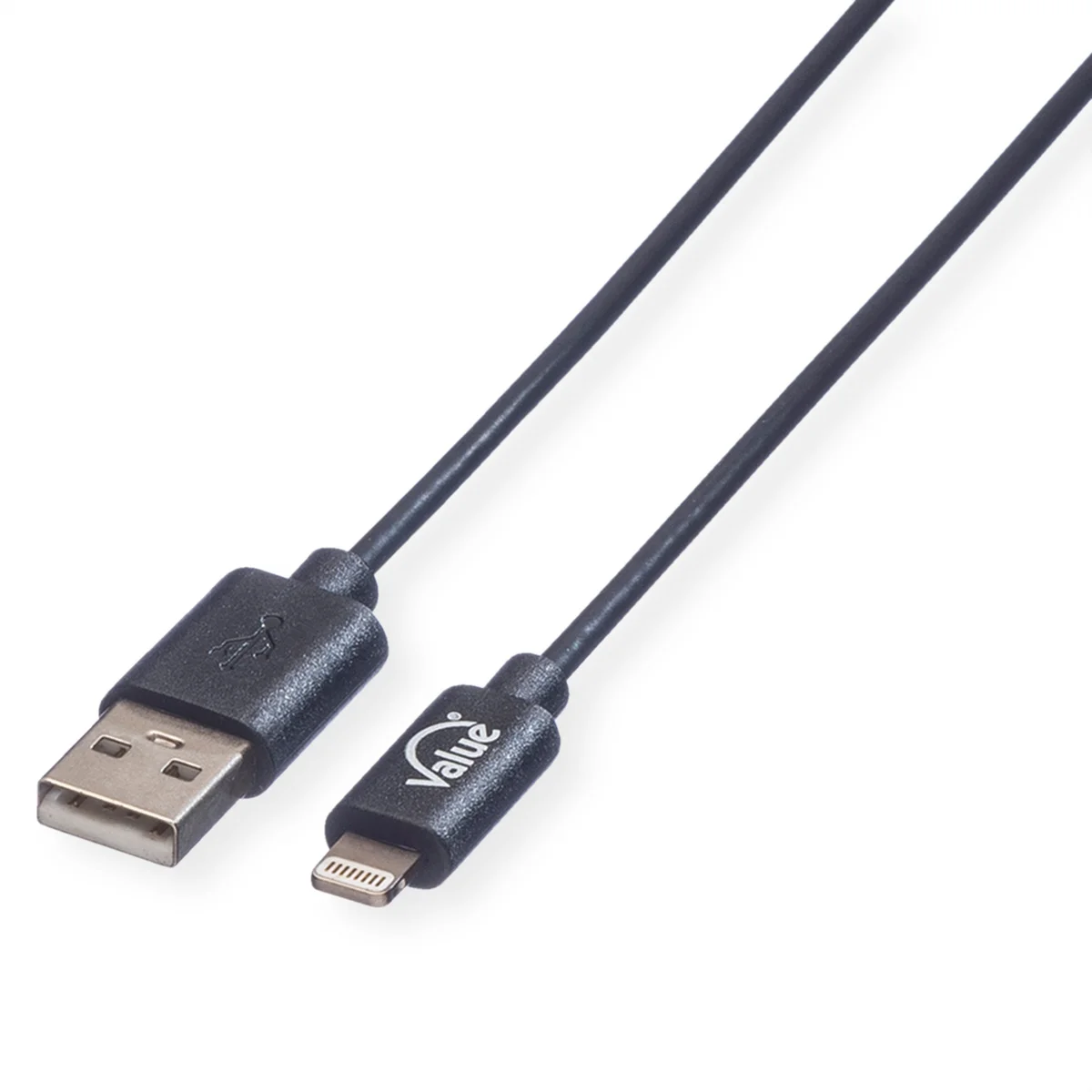 VALUE USB 2.0 Sync- & Ladekabel mit 8pin-Anschluss, 1,8 m