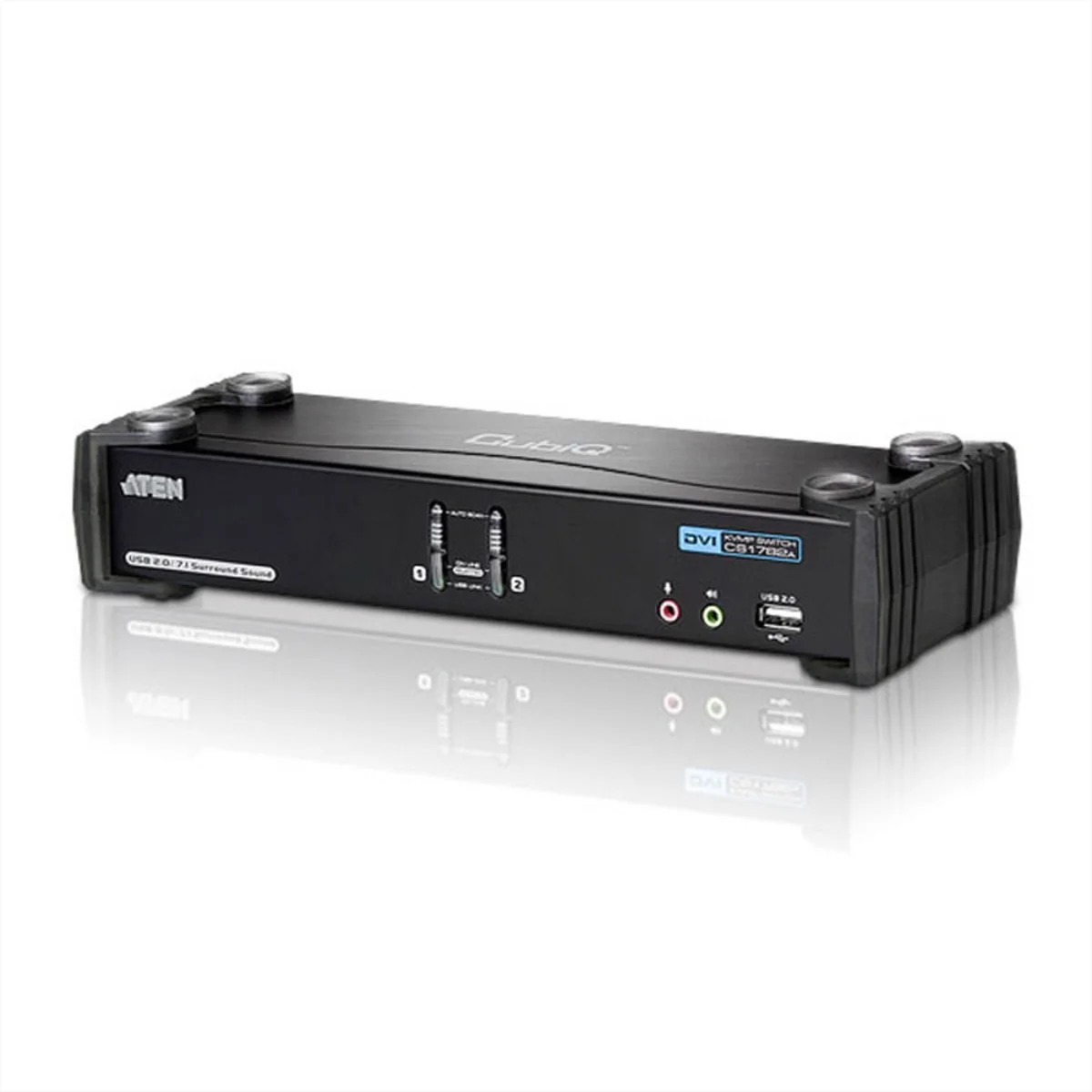 ATEN CS1782A KVM Switch Dual-Link DVI, USB, Audio, 2 Ports