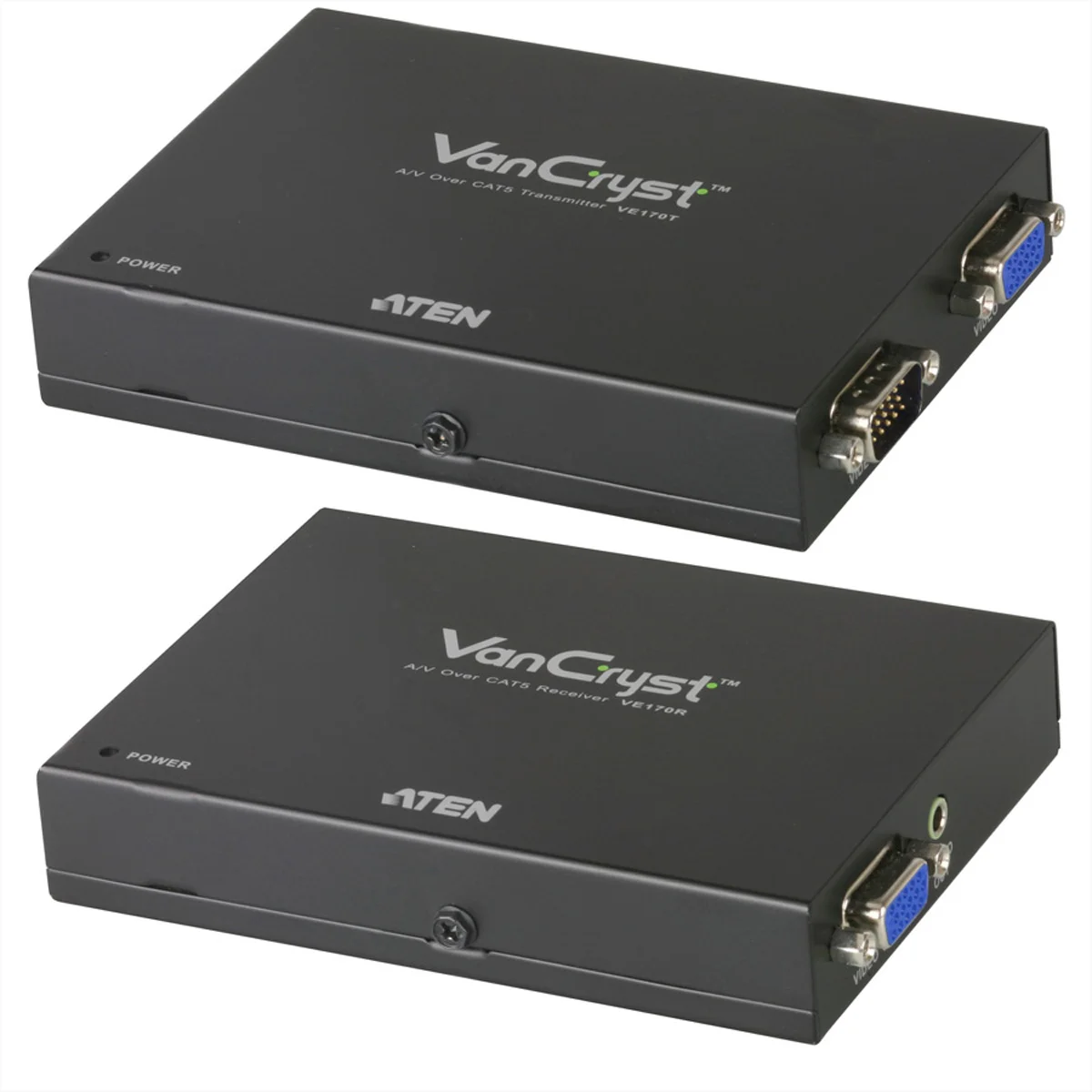 ATEN VE170 VGA Cat5 Audio/Video Extender (Sender und Empfänger)