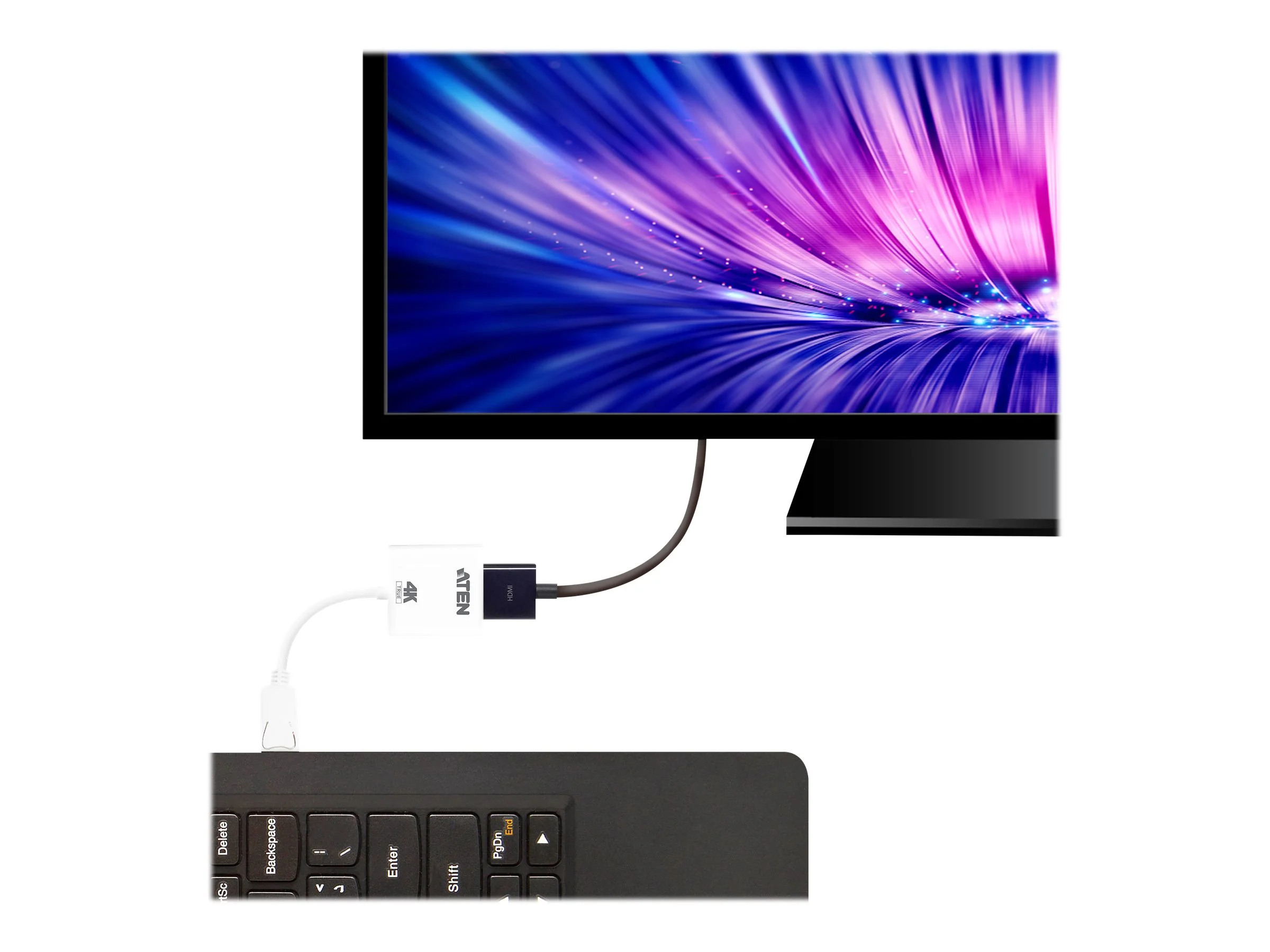 ATEN VC986B DP to True 4K HDMI Adapter
