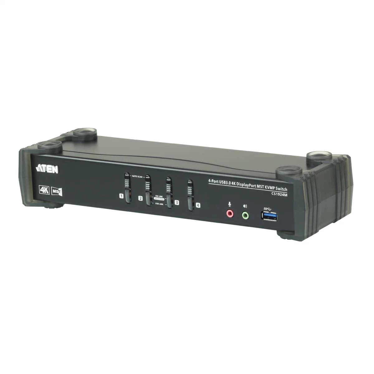 ATEN CS1924M 4-Port USB 3.0 4K DisplayPort MST KVM Switch