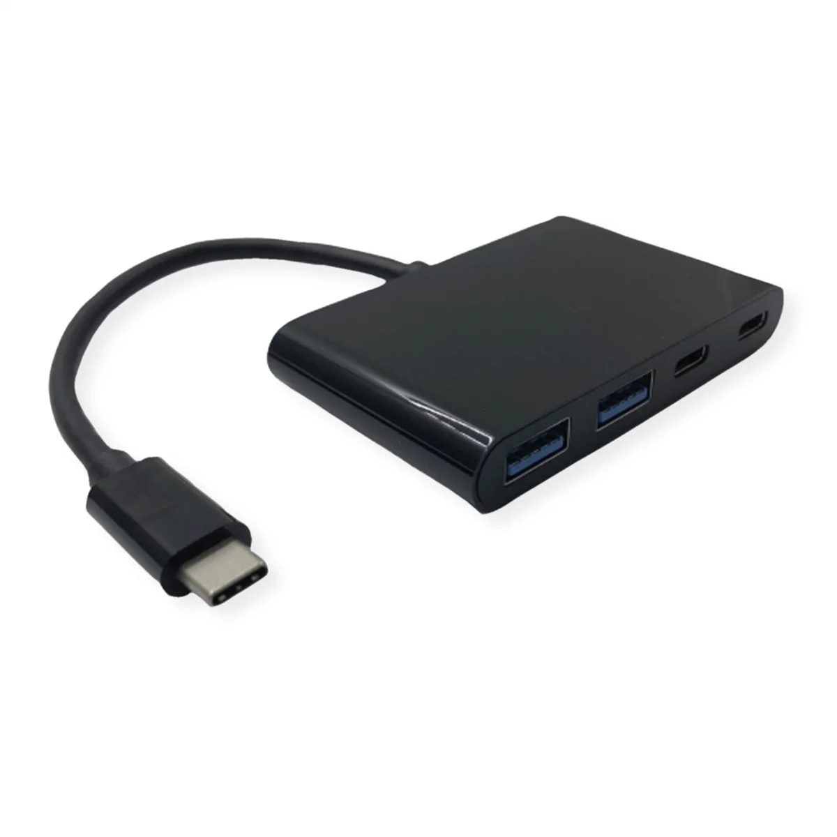 VALUE USB 3.2 Gen 2 Hub, 4fach (2x A+ 2x C), Typ C Anschlusskabel