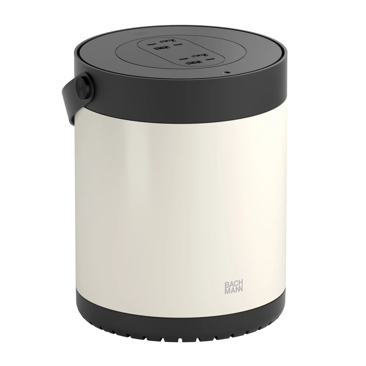 BACHMANN MOV:E POWER UNIT 4x Charger USB-A/C, 220W, mit Security Lock Adapter, schwarz / weiß