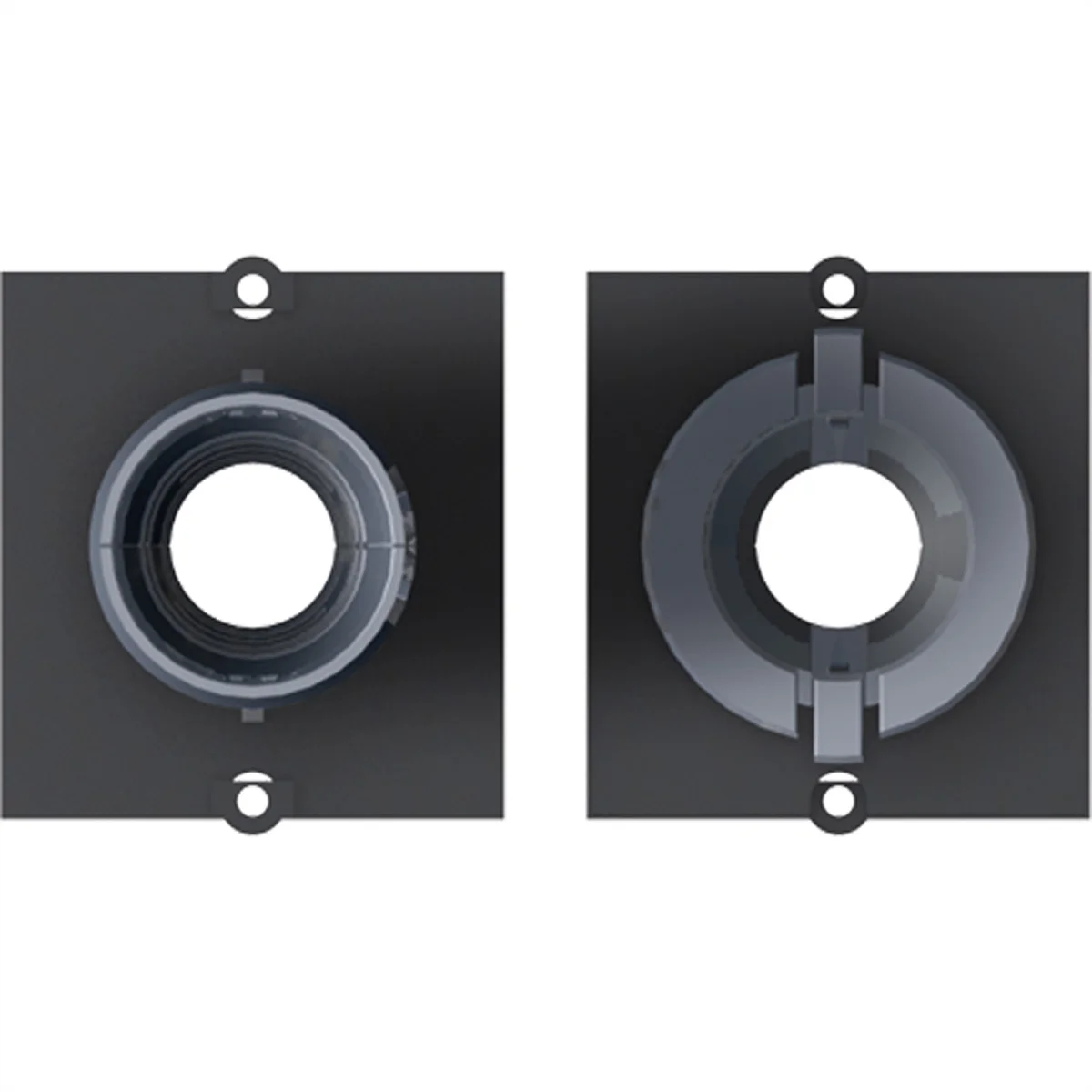 BACHMANN Rahmen 1xKBD Ø 11 mm