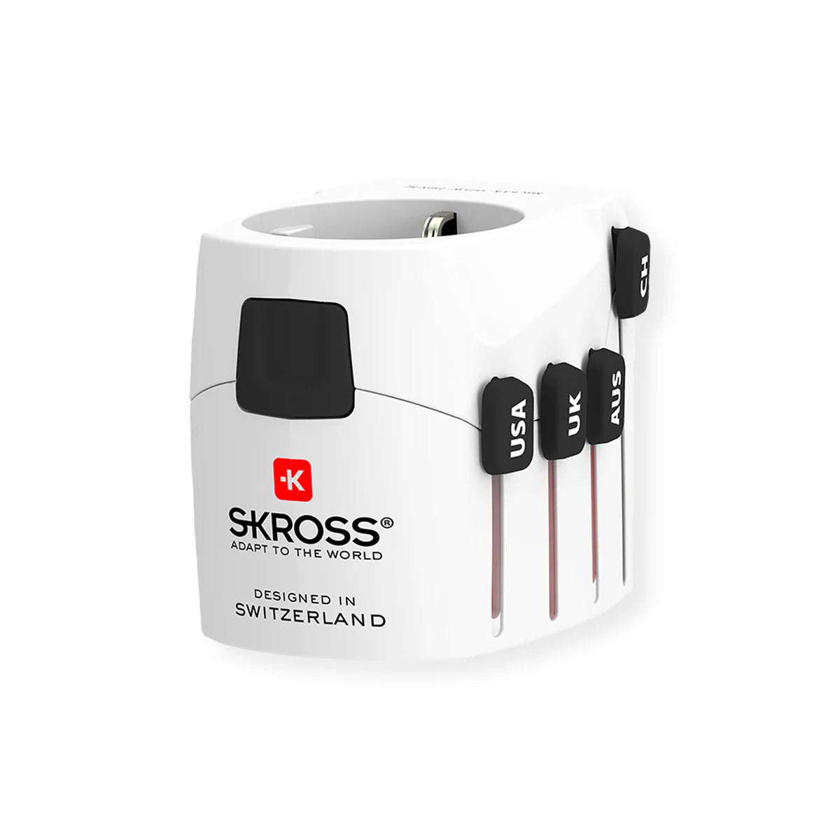Skross PRO World & USB Universal Reiseadapter, Weltweit