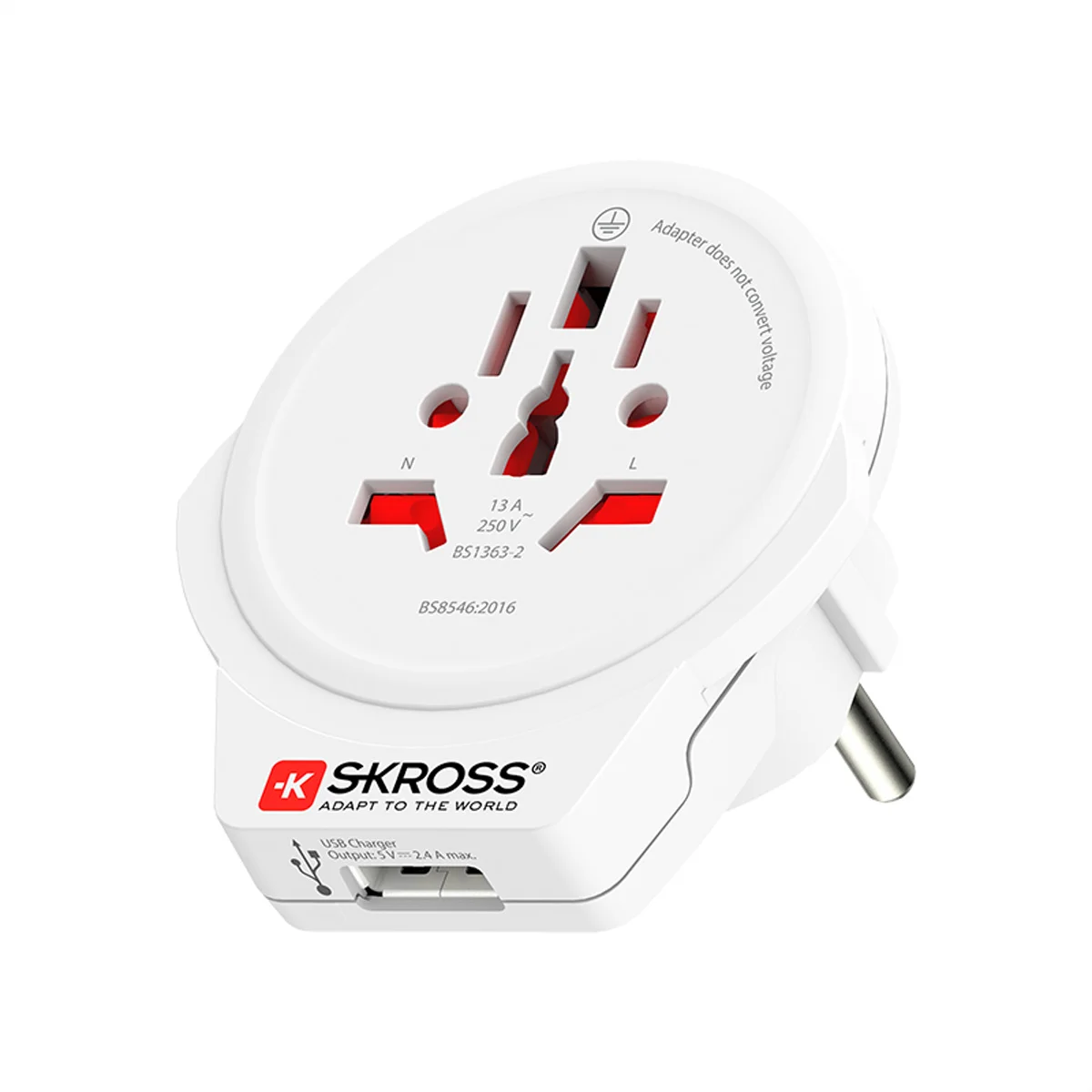 Skross World to Europe USB