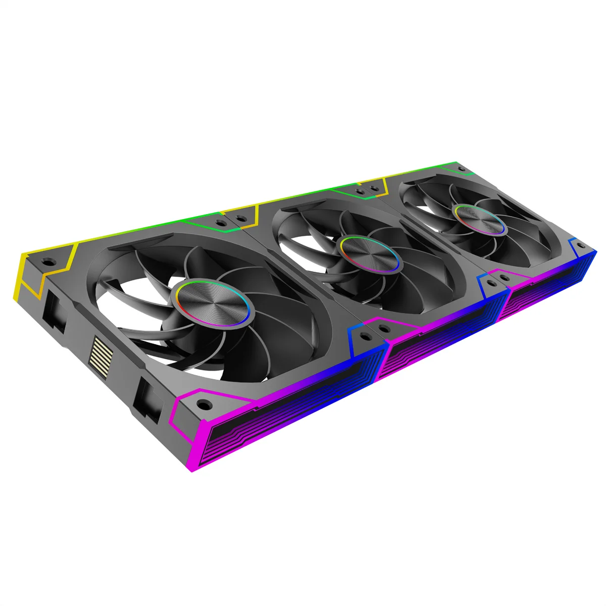 XILENCE Gaming Series XF073 ARGB Lüfter 3er Pack, XPF360R.ARGB Reverse Fan Design