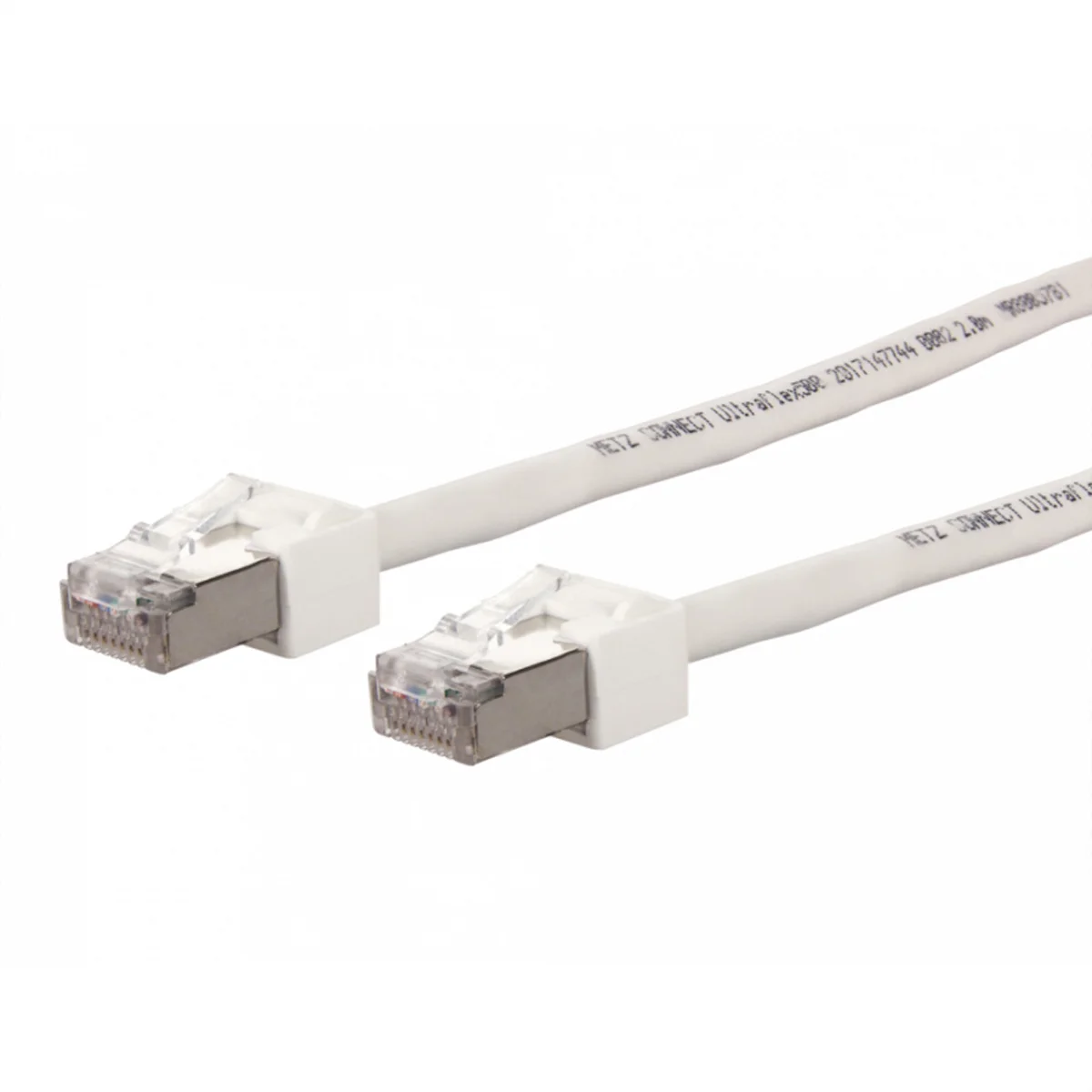 METZ CONNECT Patchkabel Cat.6 (Class E) S/FTP, Ultraflex500 VoIP, AWG 26, LSOH, weiß, 5 m