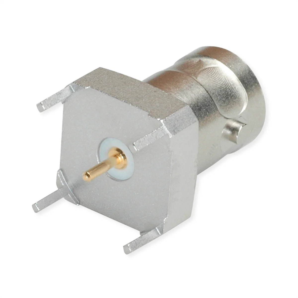 TELEGÄRTNER BNC-Buchse 50 Ohm für gedruckte Schaltungen