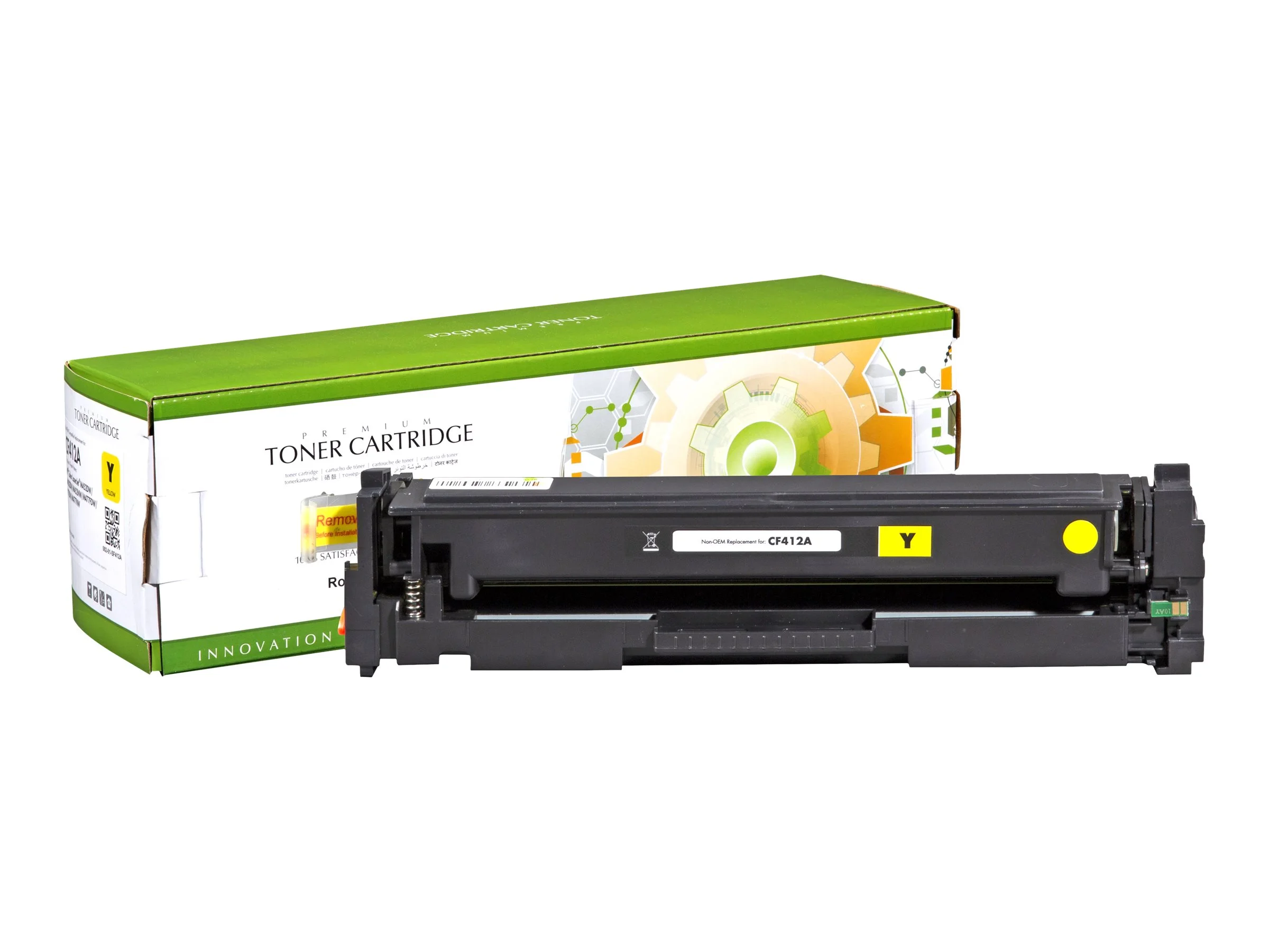 STATIC cartr HP CF412A ylw comp 2.3k