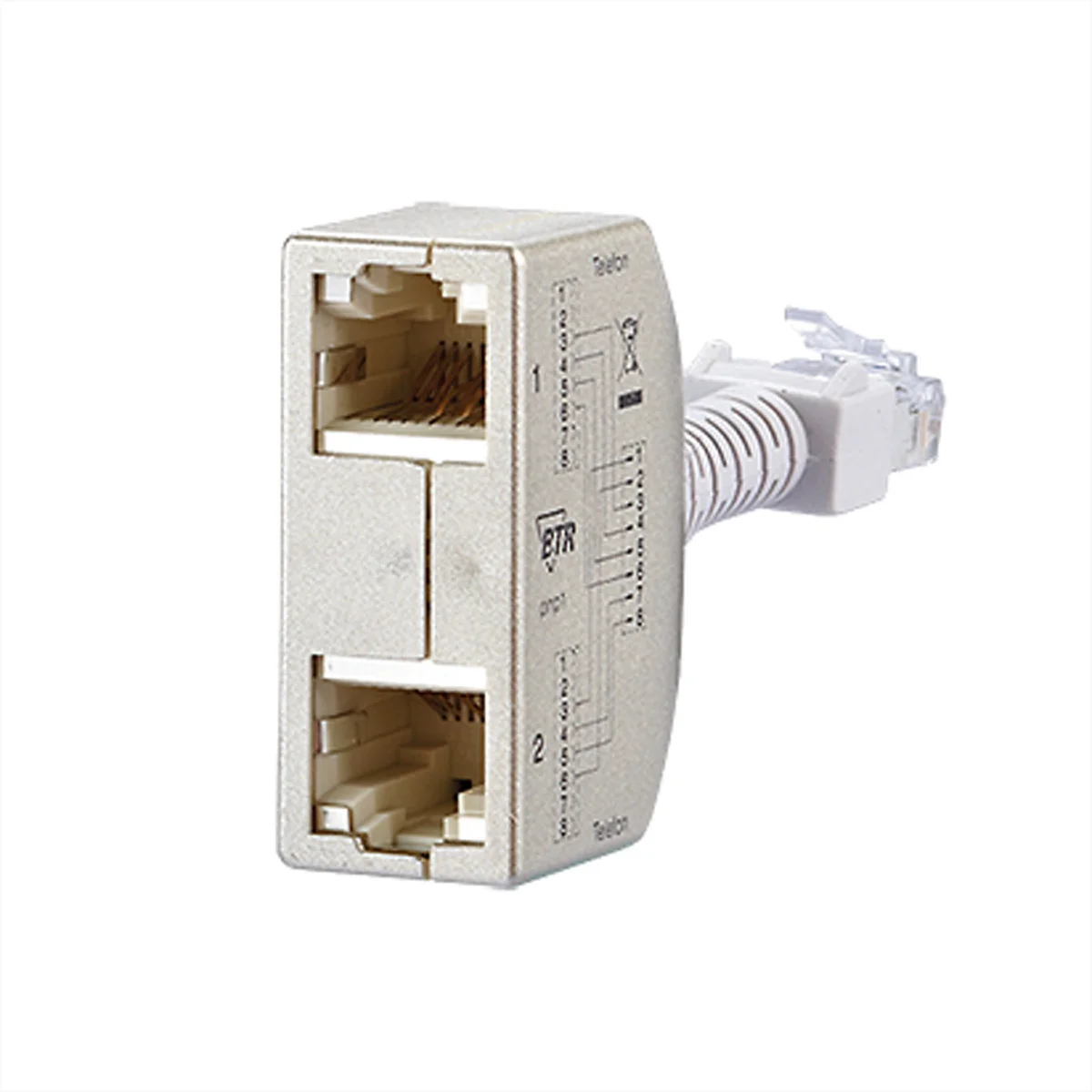 METZ CONNECT Cable Sharing Adapter pnp1, Telefon/Telefon, 2 St.