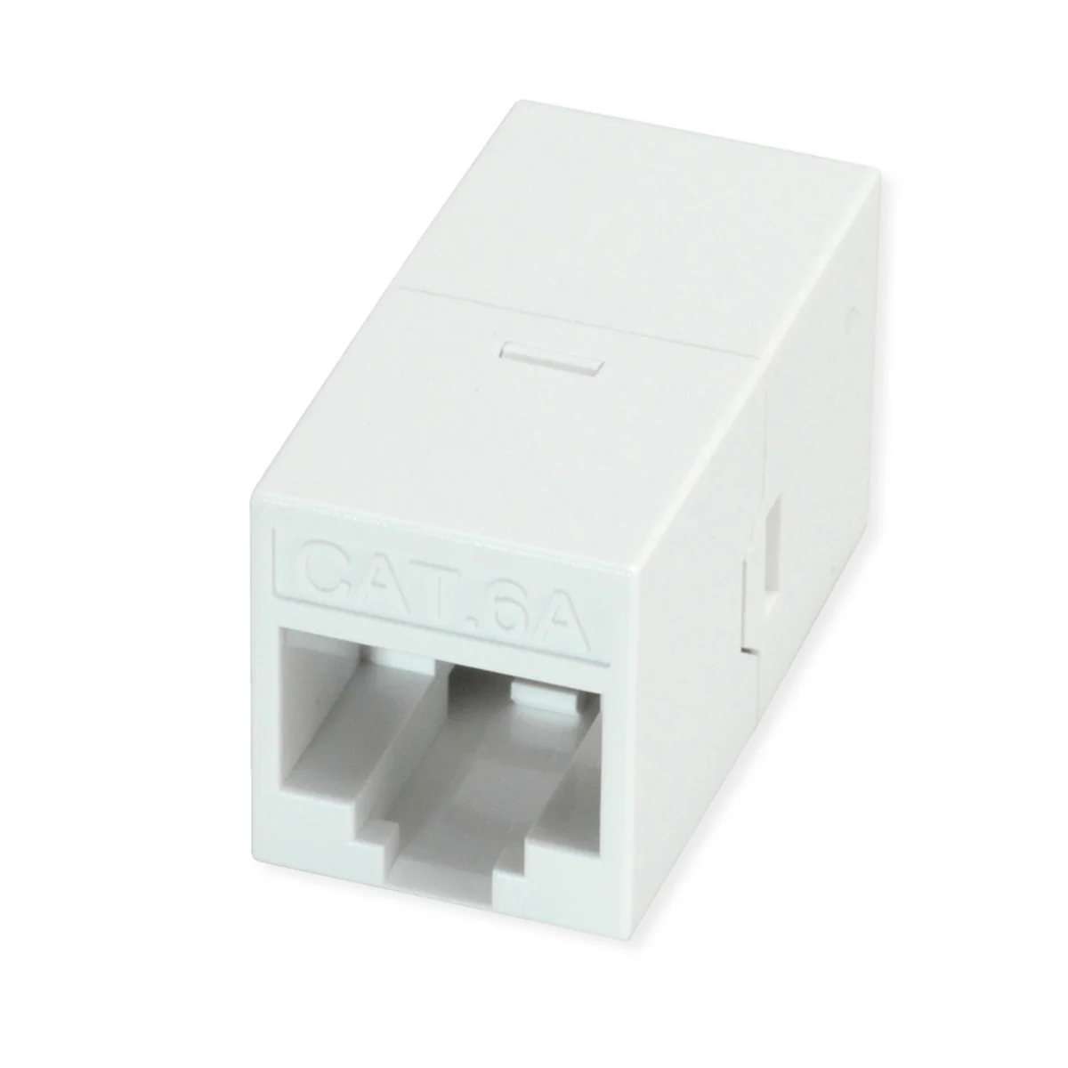 ROLINE RJ-45 Kupplung ungeschirmt, Cat.6A (Class EA), weiß