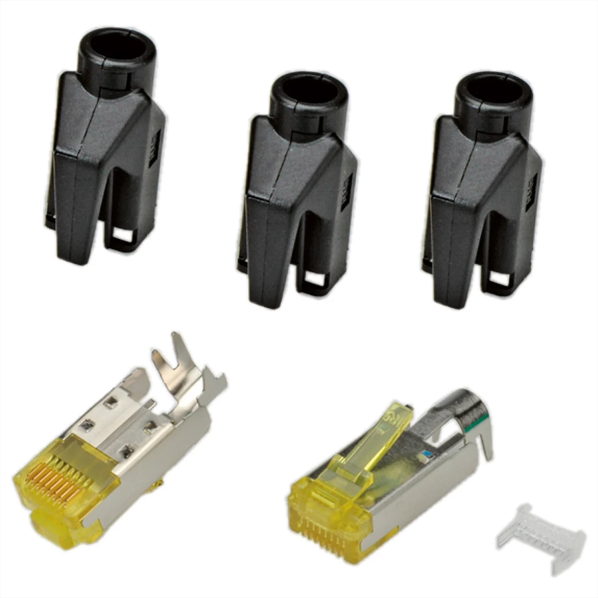 HiRose TM31 Stecker geschirmt, Tülle schwarz, 50 Stück