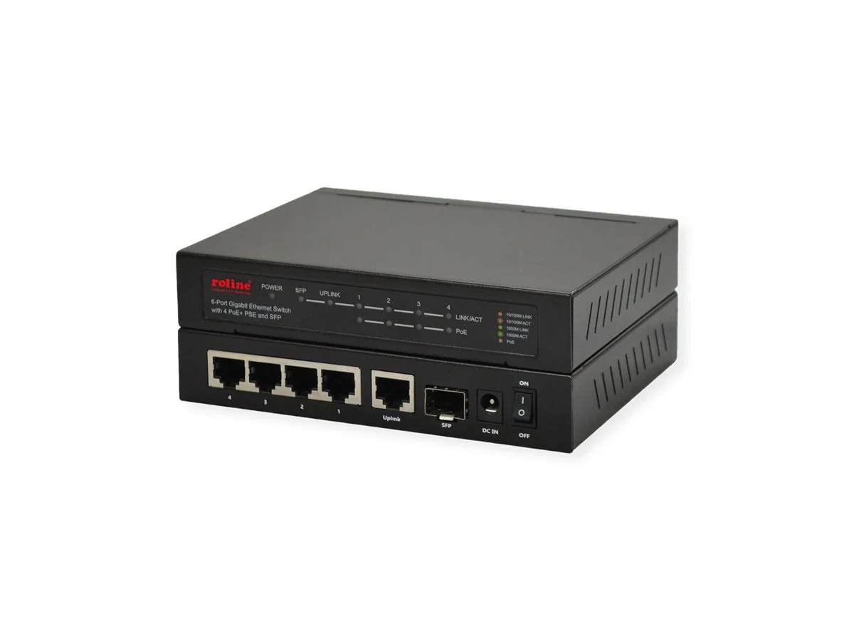 ROLINE Gigabit Ethernet Switch 6Ports 5x