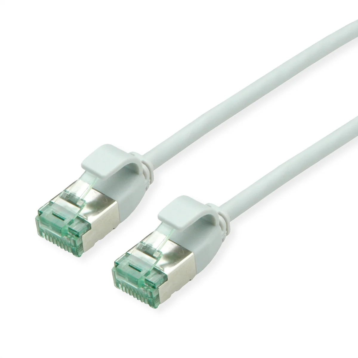 ROLINE RM U/FTP DataCenter Patchkabel Cat.6A (Class EA), slim, grau, 0,5 m