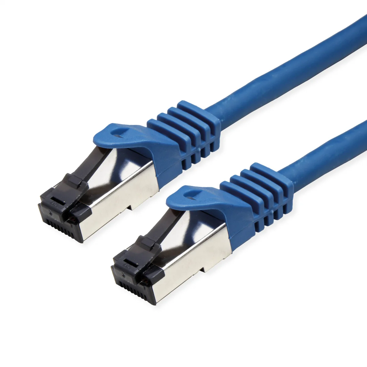 VALUE S/FTP-(PiMF-) Patchkabel Cat.8 (Class I), LSOH, Litzendraht, blau, 3 m