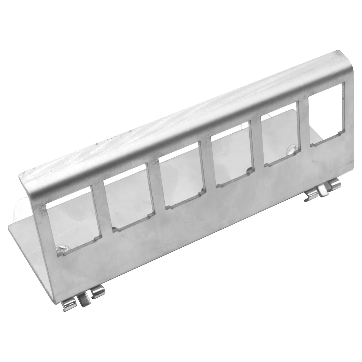 VALUE Hutschienen-Adapter unbestückt, für 6 Keystones