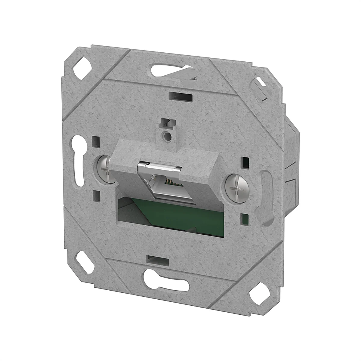 METZ CONNECT E-DAT C6A LSA++ Dose, 1 Port, UP0, metallisch