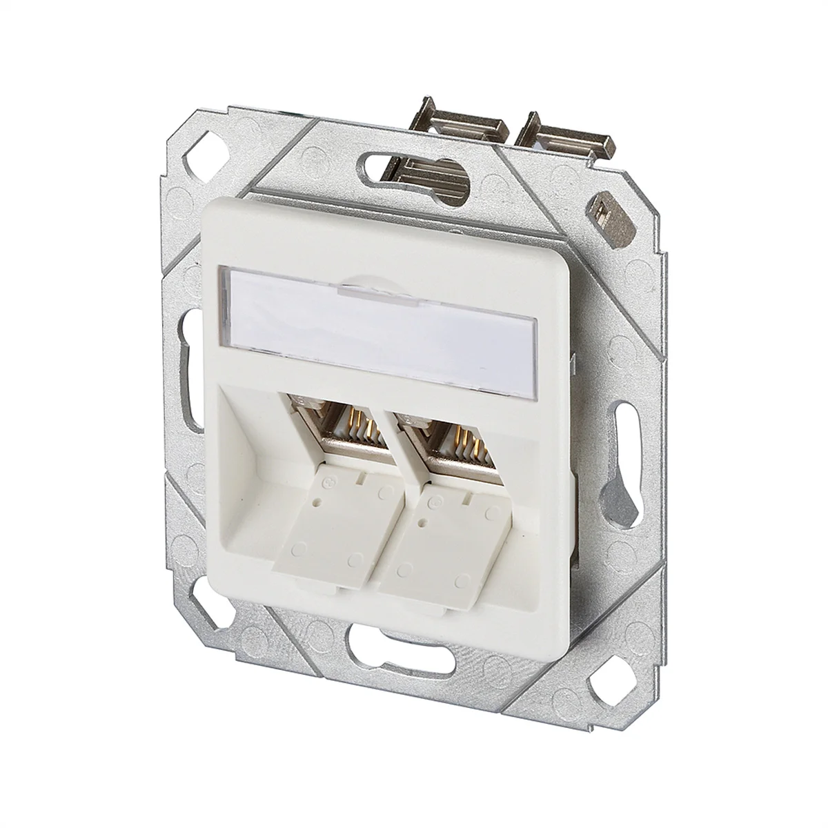 METZ CONNECT E-DAT modul 2 Port UPk Cat.6A, reinweiß