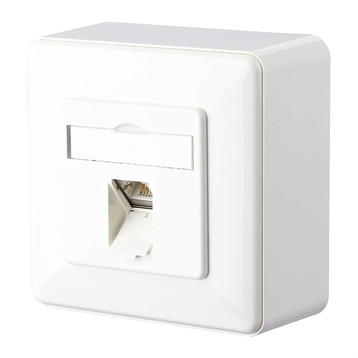 METZ CONNECT E-DAT C6 1 Port AP, reinweiß