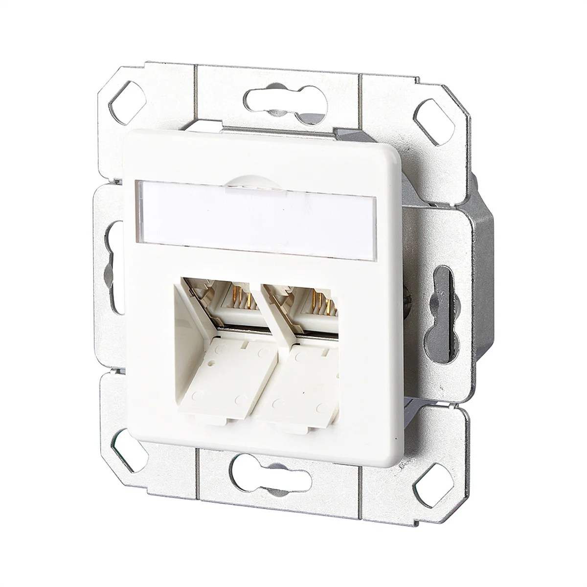 METZ CONNECT E-DAT C6 2 Port UPk, reinweiß